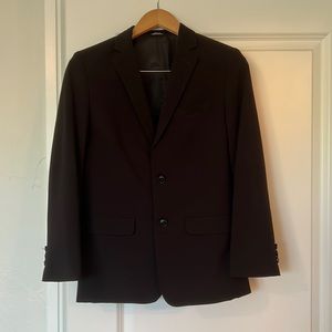 Boys size 16 black Chaps suit coat